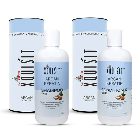 XQUISIT Argan Keratin Shampoo and Conditioner Combo